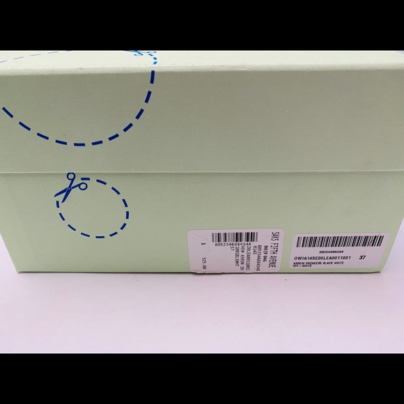 🤍SOLD🤍Off-White Men’s Arrow Sneakers EUR 37 NWB - Picture 13 of 14